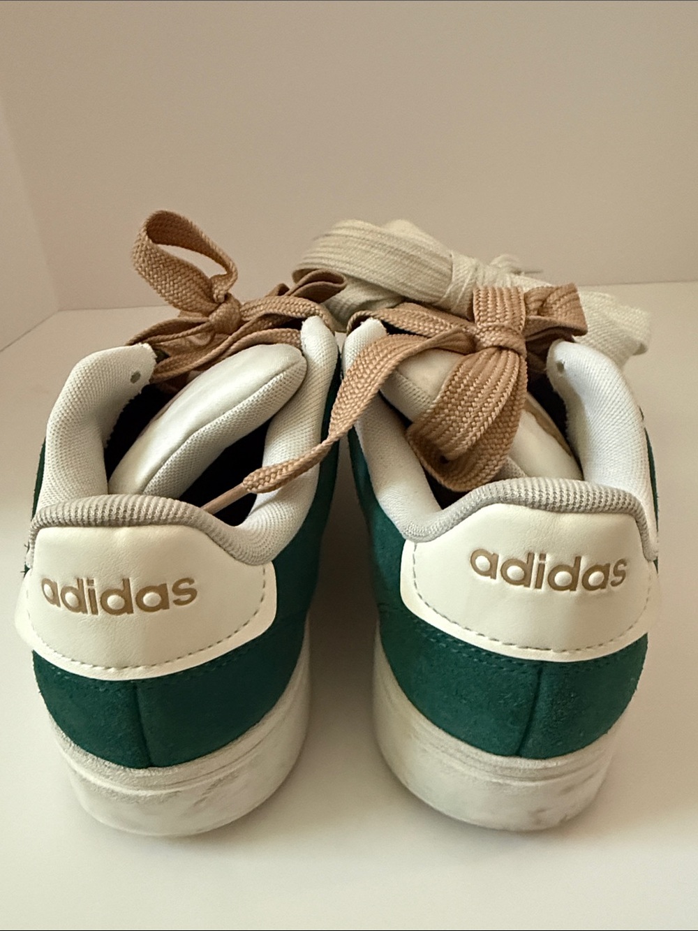 Adidas Grand Court Cloudfoam Comfort Sneakers Green White Size 8 - Picture 2 of 6
